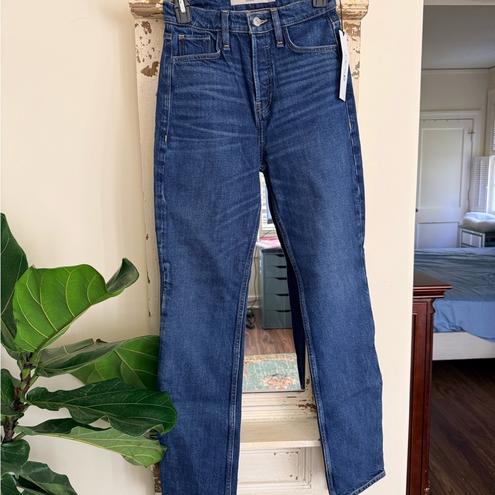 NWT Hudson Faye Jeans Dark Blue Denim Size 24 - Picture 4 of 7